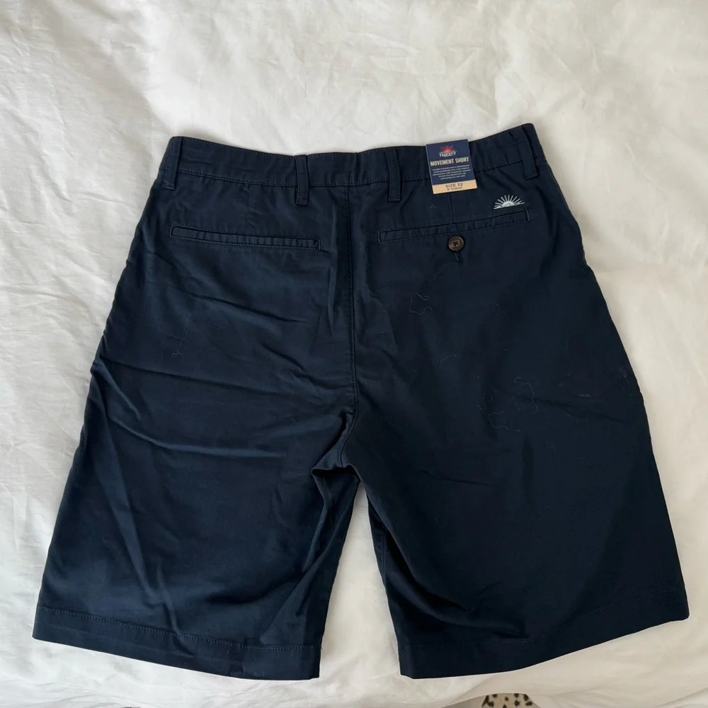 Faherty Men's Navy Blue Shorts